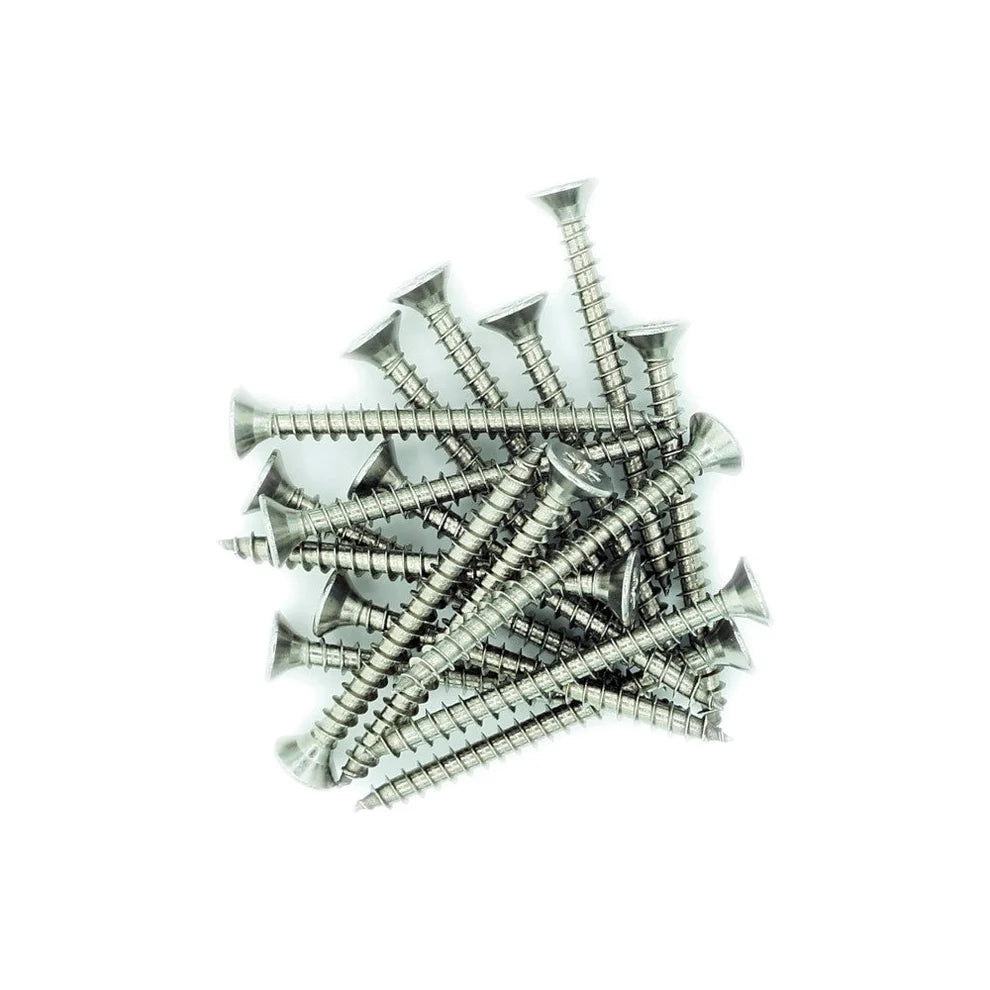 4.0 × 20mm A2 Stainless Steel Countersunk Chipboard Screws