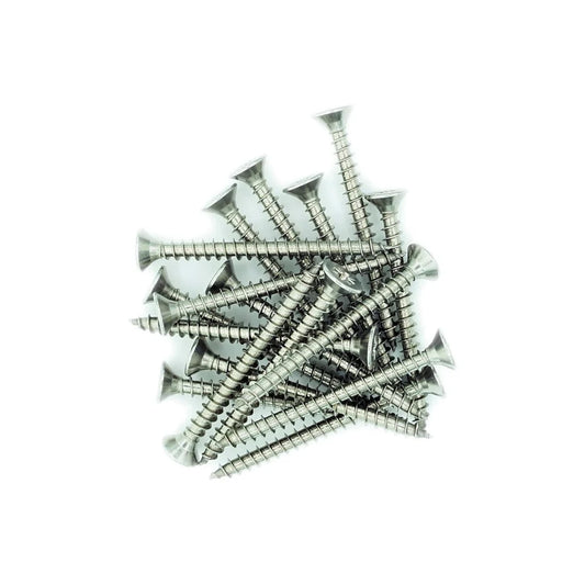 4.0 × 20mm A2 Stainless Steel Countersunk Chipboard Screws